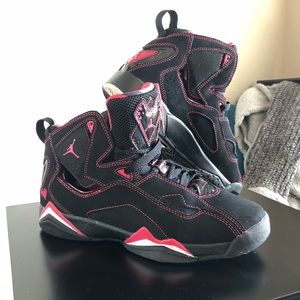Girls black and pink Jordan’s